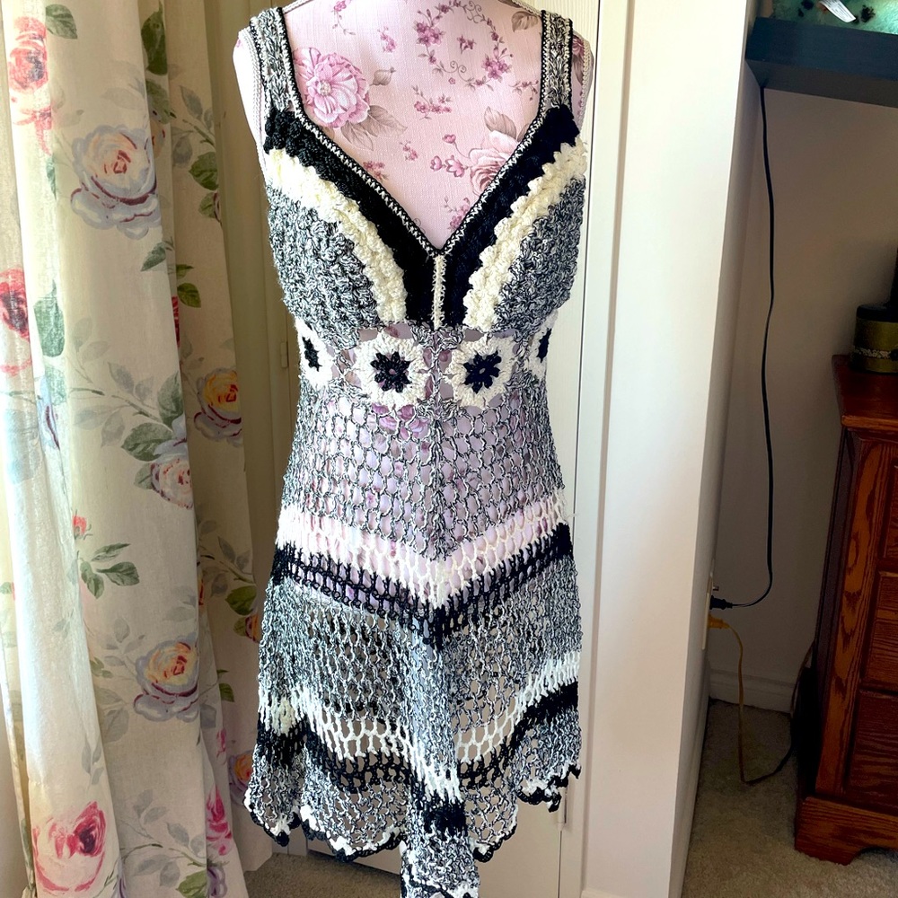 Crochet beach cover up